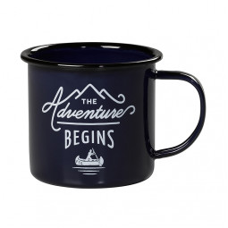 Emaljmugg The Adventure blå